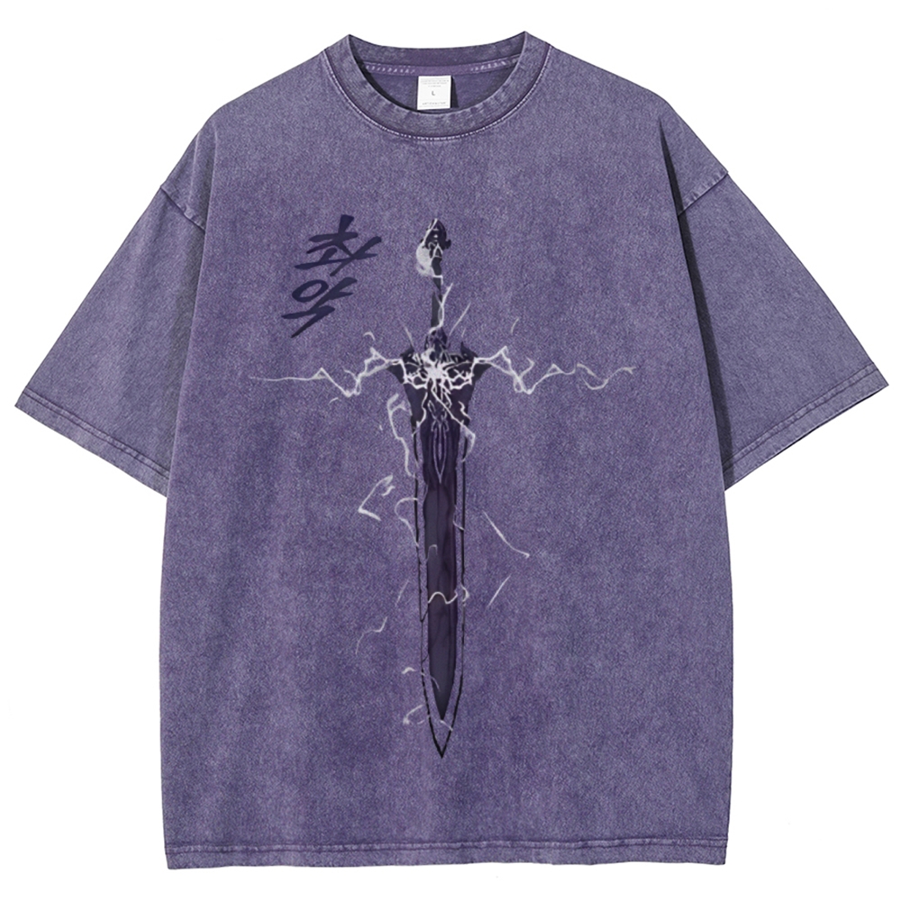 Solo Leveling Unisex Fit Washed T-Shirt