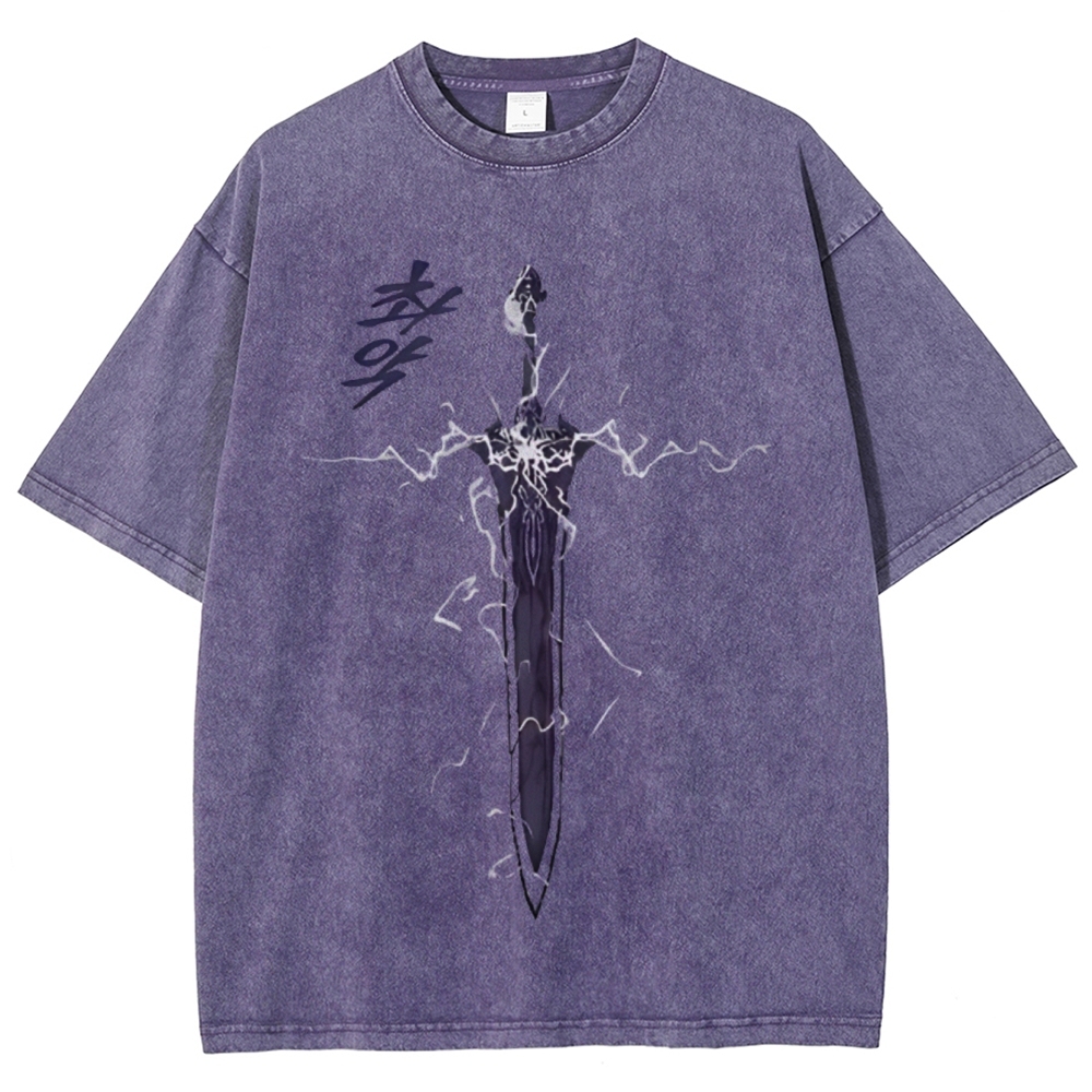 Solo Leveling Unisex Fit Washed T-Shirt