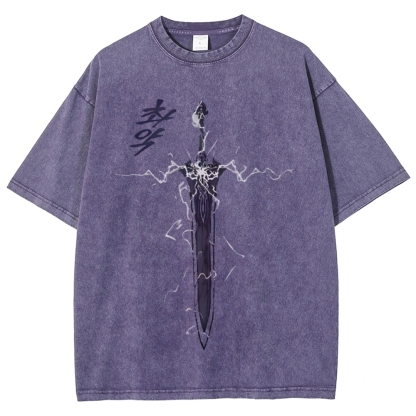 Solo Leveling Unisex Fit Washed T-Shirt