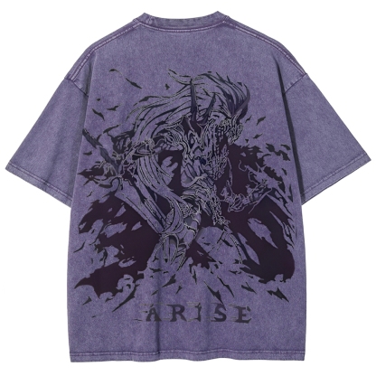 Solo Leveling Unisex Fit Washed T-Shirt