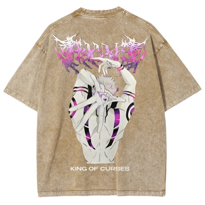 Jujutsu Kaisen Unisex Fit Washed T-Shirt