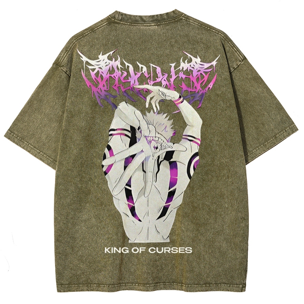 Jujutsu Kaisen Unisex Fit Washed T-Shirt