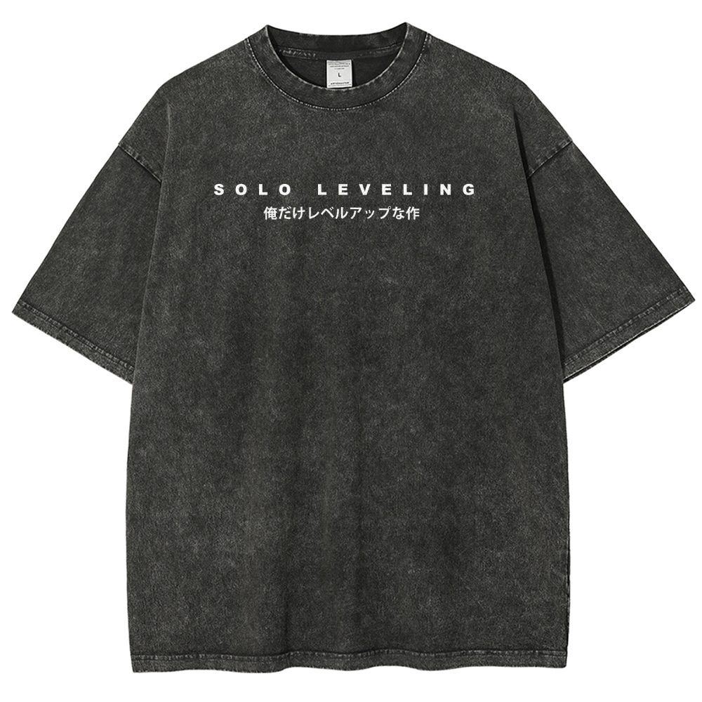 Solo-leveling Unisex Fit Washed T-Shirt