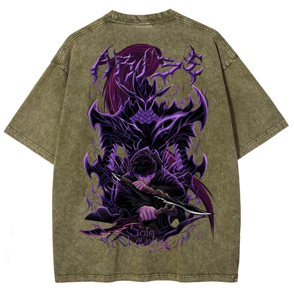 Solo-leveling Unisex Fit Washed T-Shirt