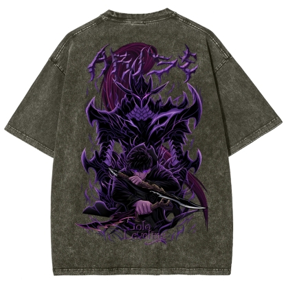 Solo-leveling Unisex Fit Washed T-Shirt