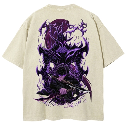 Solo-leveling Unisex Fit Washed T-Shirt