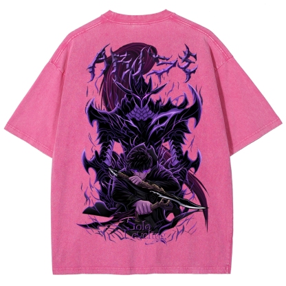 Solo-leveling Unisex Fit Washed T-Shirt