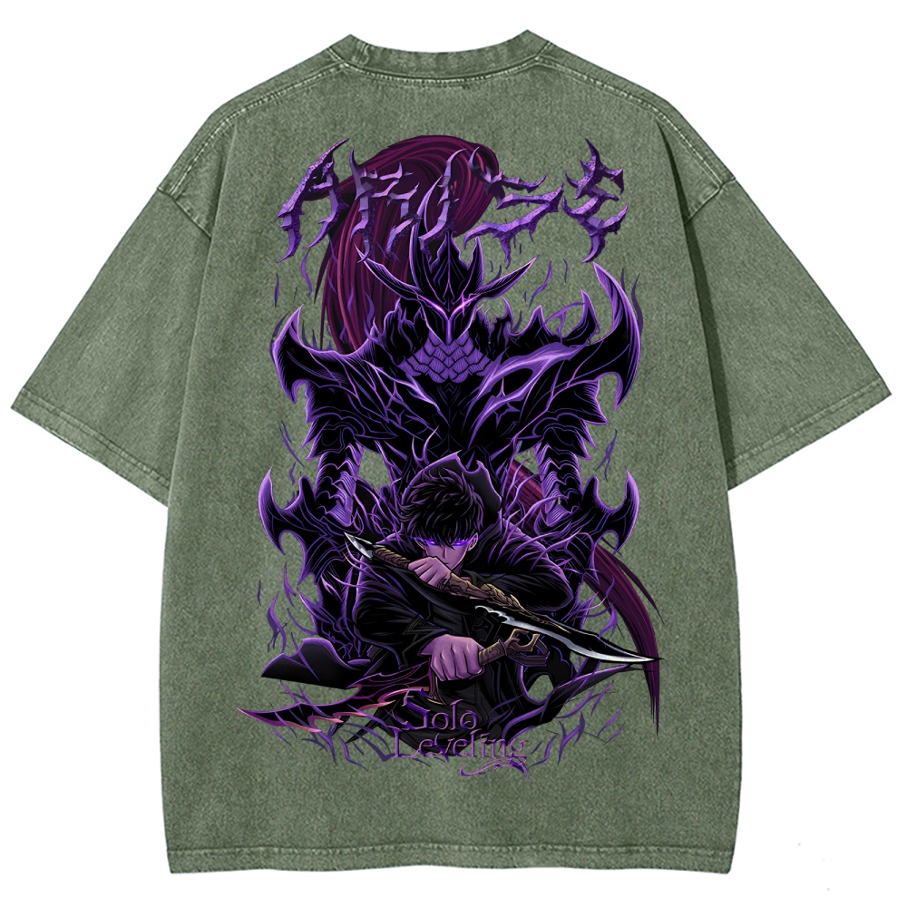 Solo-leveling Unisex Fit Washed T-Shirt