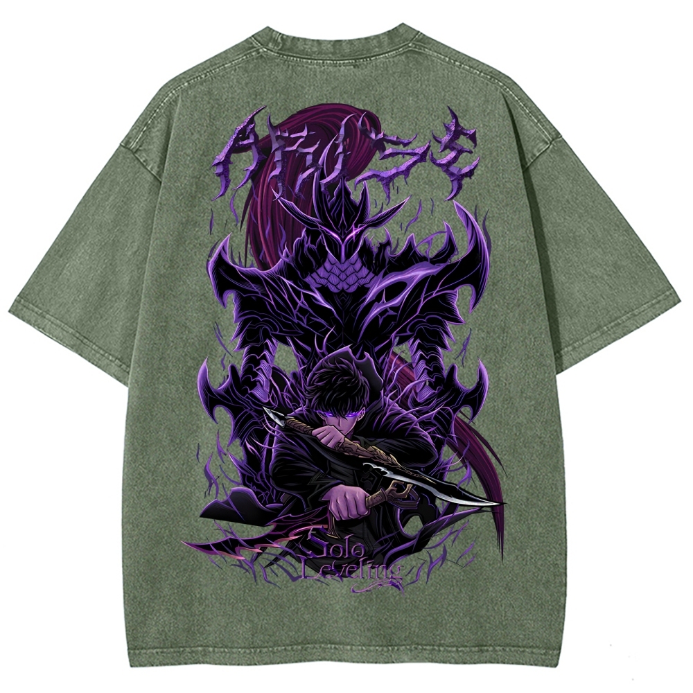 Solo-leveling Unisex Fit Washed T-Shirt