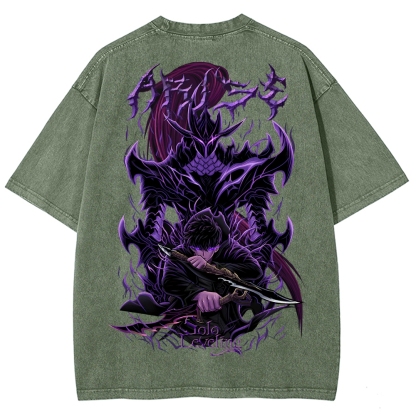 Solo-leveling Unisex Fit Washed T-Shirt