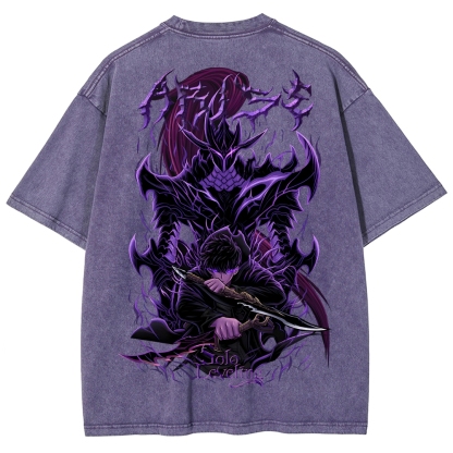 Solo-leveling Unisex Fit Washed T-Shirt