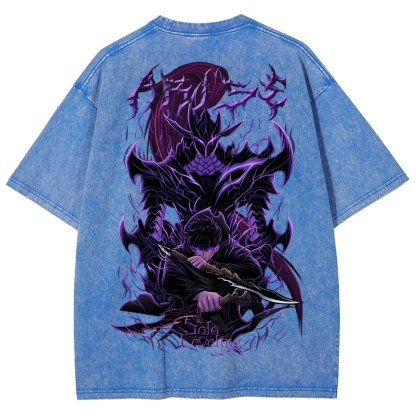 Solo-leveling Unisex Fit Washed T-Shirt