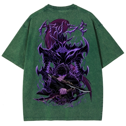 Solo-leveling Unisex Fit Washed T-Shirt