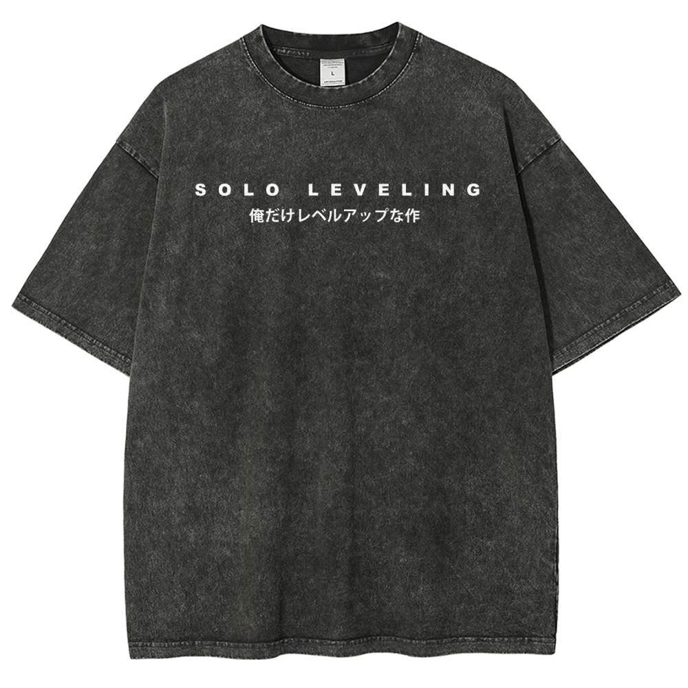 Solo-leveling Unisex Fit Washed T-Shirt