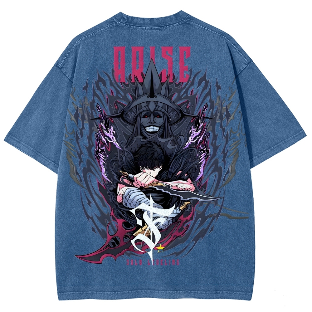 Solo-leveling Unisex Fit Washed T-Shirt
