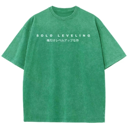 Solo-leveling Unisex Fit Washed T-Shirt