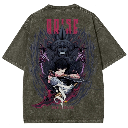 Solo-leveling Unisex Fit Washed T-Shirt