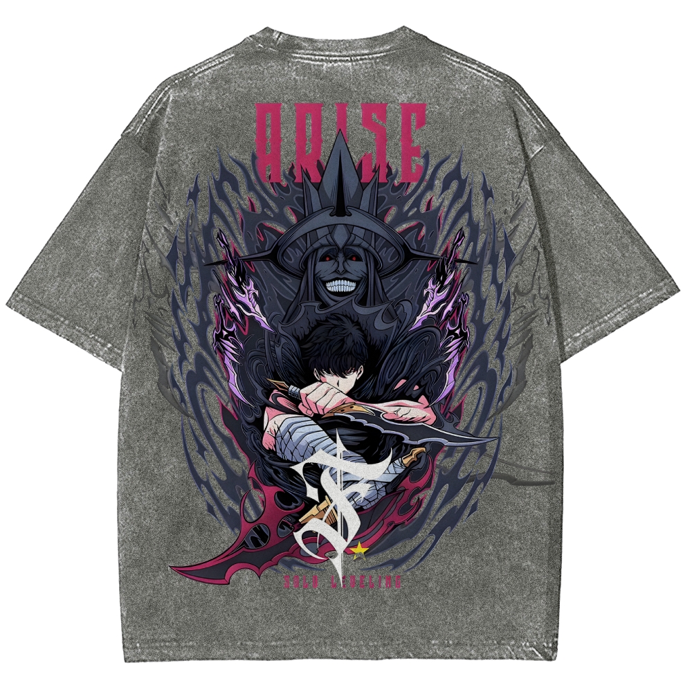 Solo-leveling Unisex Fit Washed T-Shirt