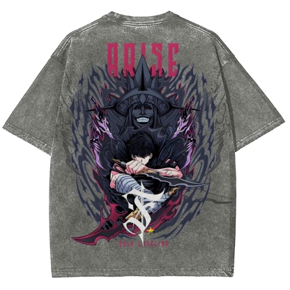 Solo-leveling Unisex Fit Washed T-Shirt