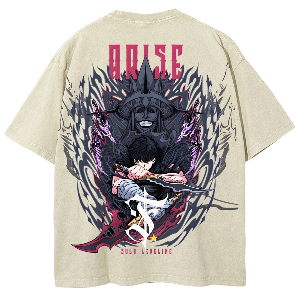 Solo-leveling Unisex Fit Washed T-Shirt