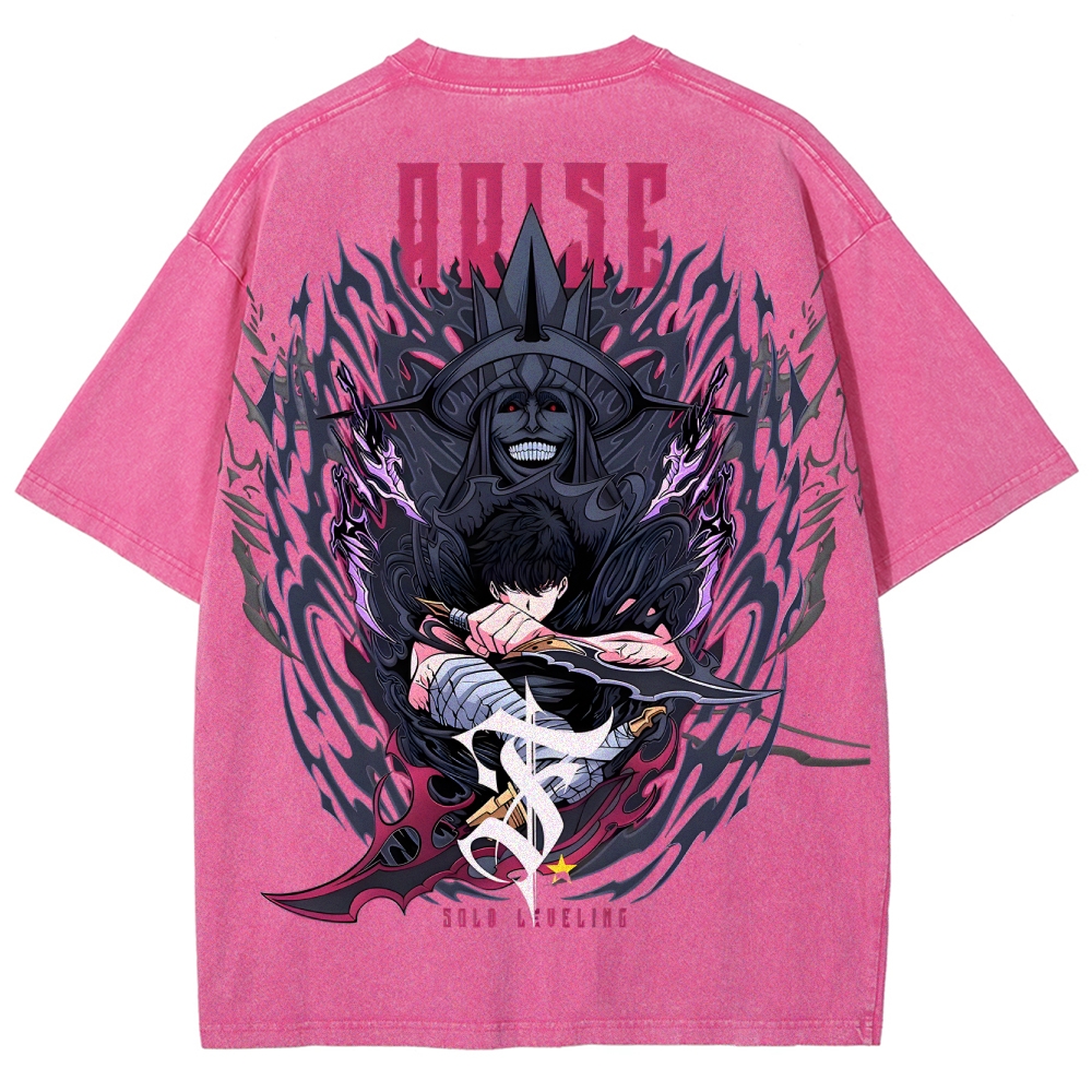 Solo-leveling Unisex Fit Washed T-Shirt