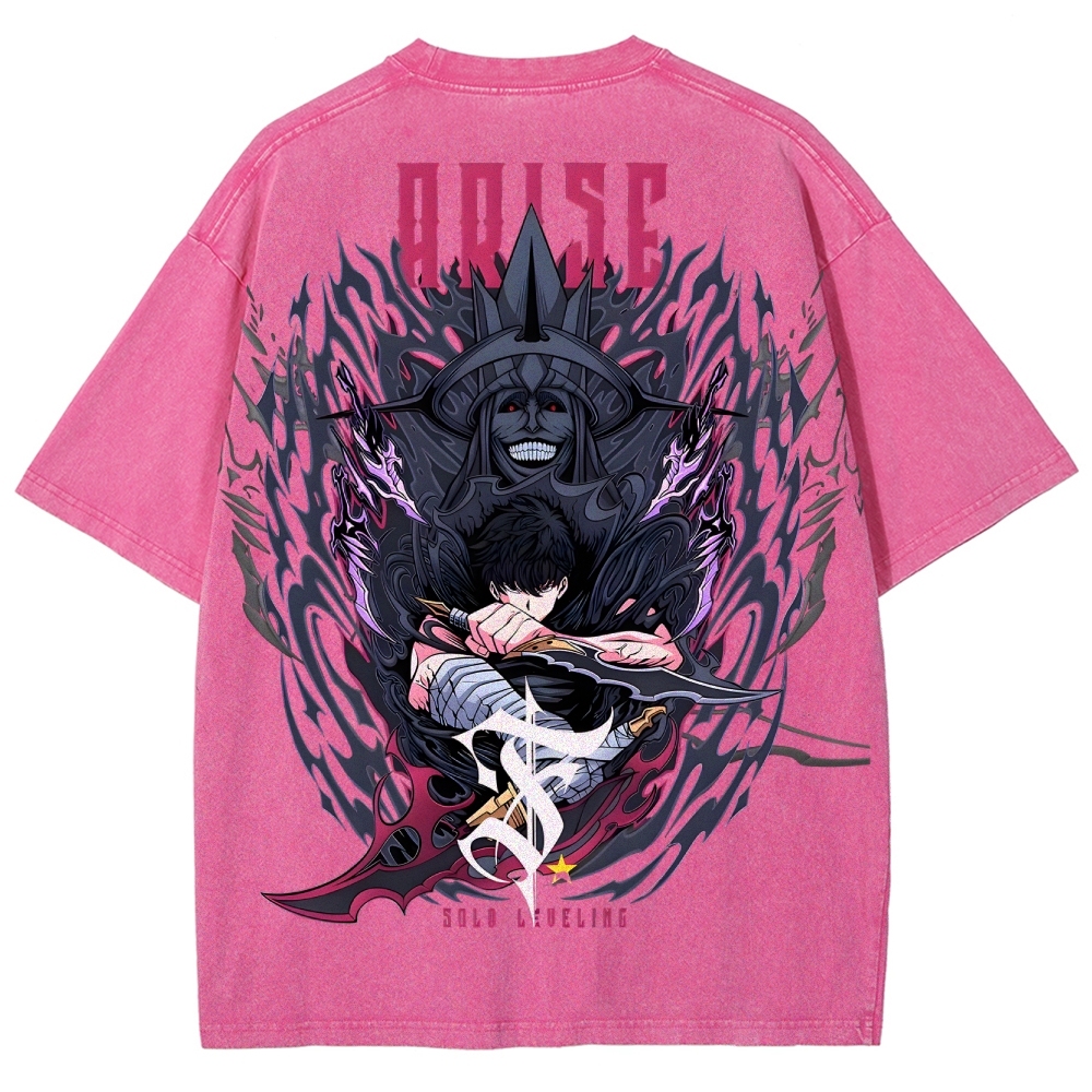 Solo-leveling Unisex Fit Washed T-Shirt