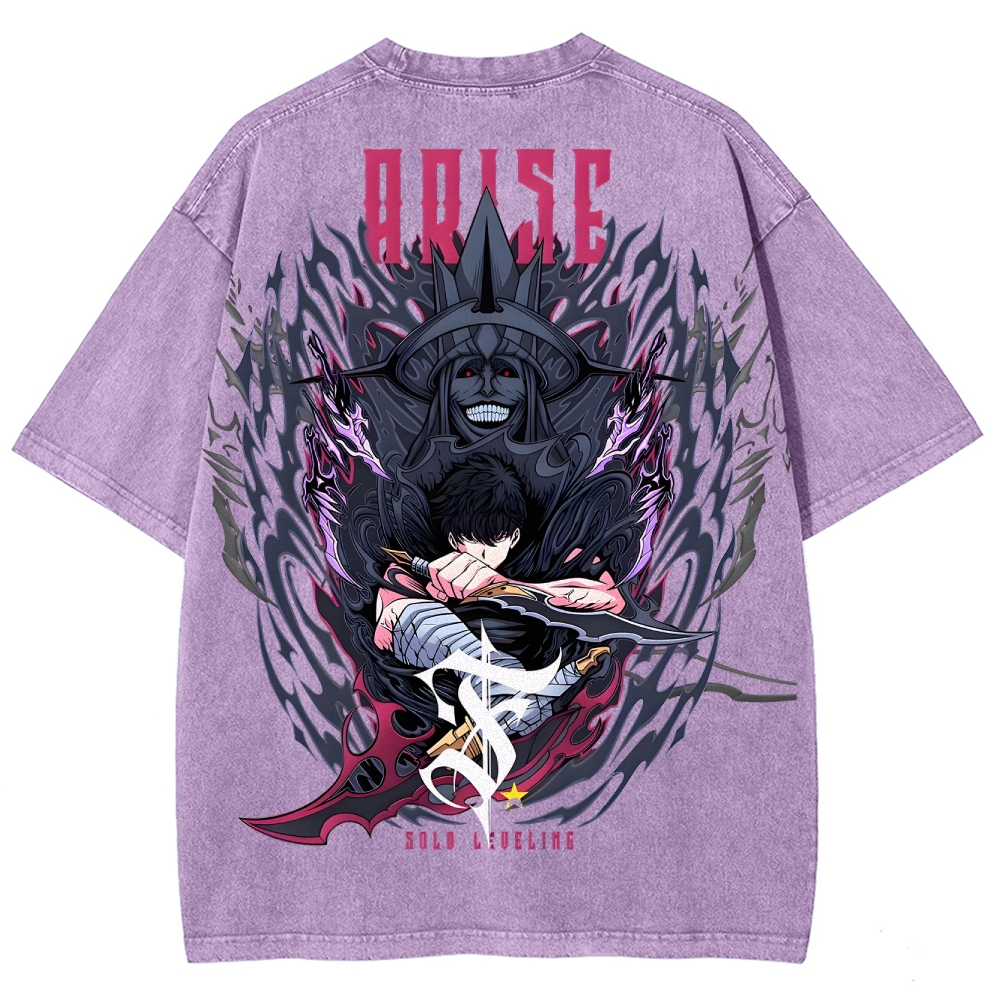 Solo-leveling Unisex Fit Washed T-Shirt