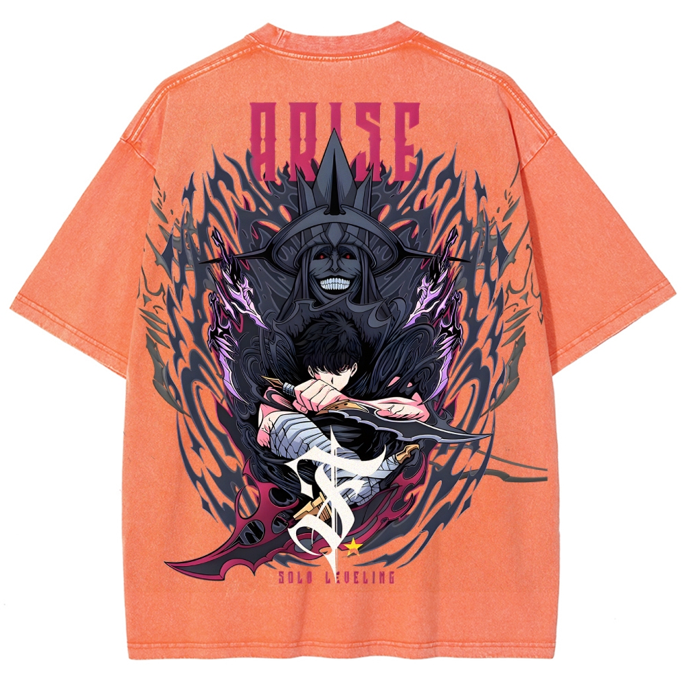 Solo-leveling Unisex Fit Washed T-Shirt
