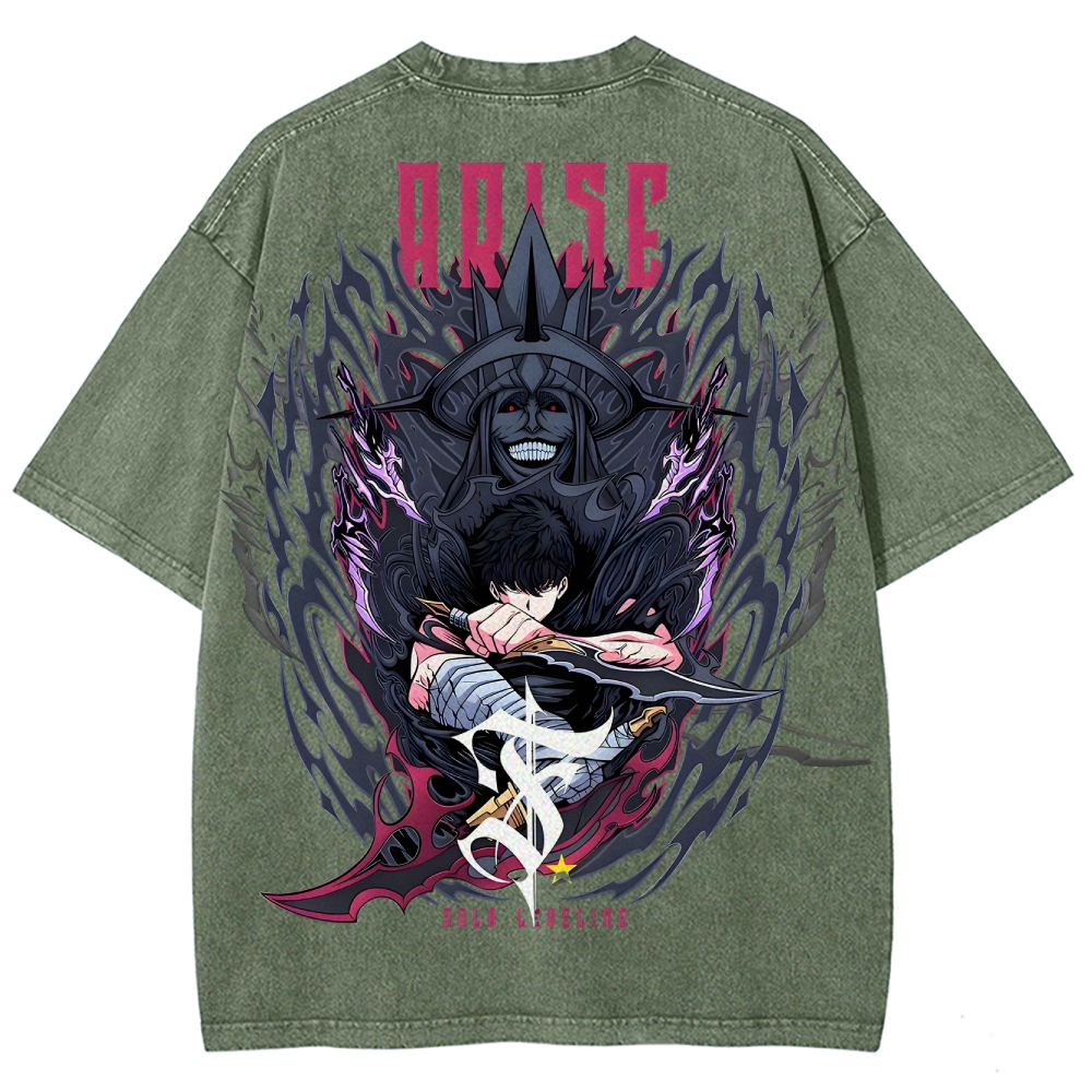 Solo-leveling Unisex Fit Washed T-Shirt