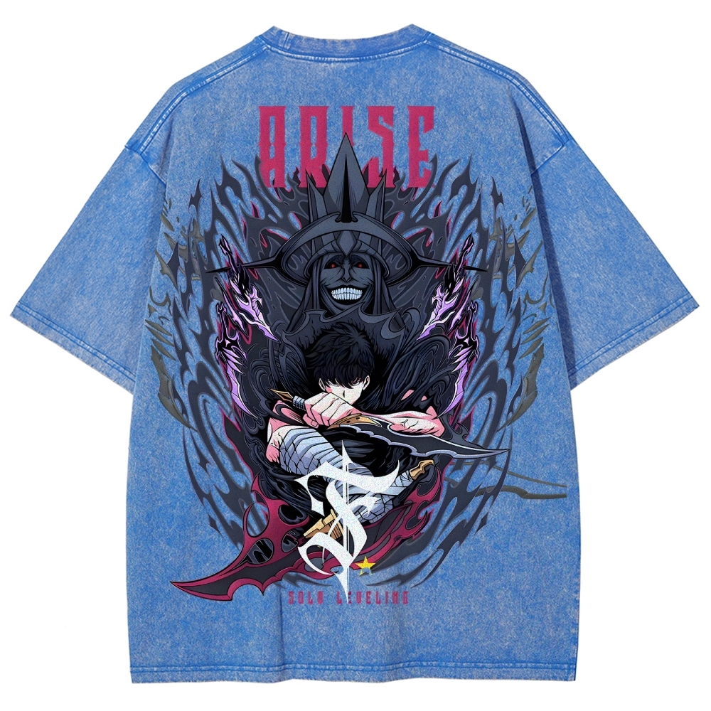 Solo-leveling Unisex Fit Washed T-Shirt