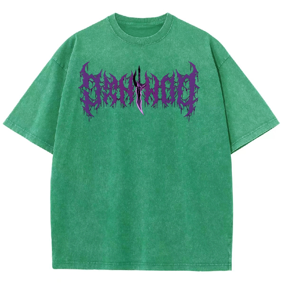 Solo-Leveling Unisex Fit Washed T-Shirt