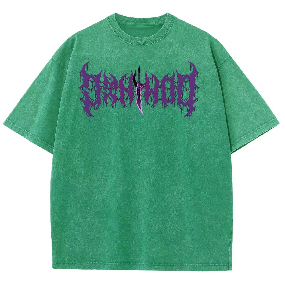 Solo-Leveling Unisex Fit Washed T-Shirt