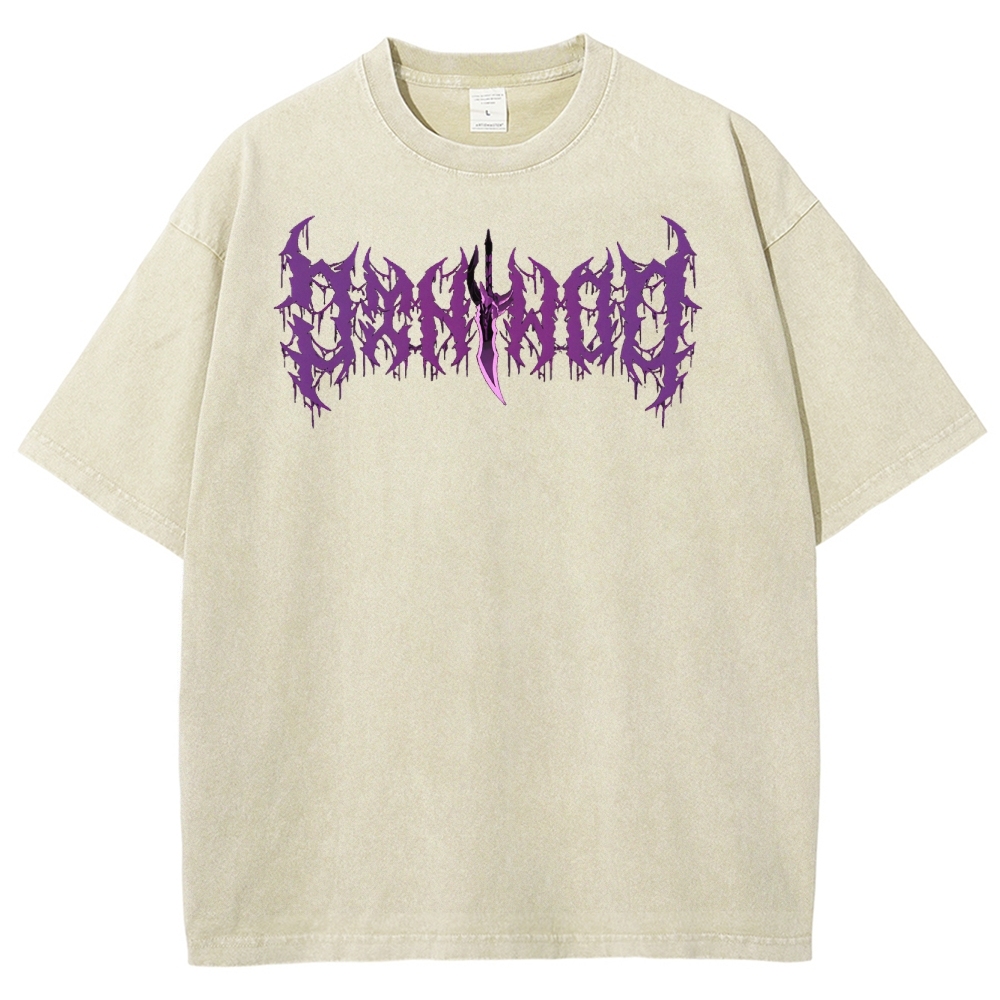 Solo-Leveling Unisex Fit Washed T-Shirt