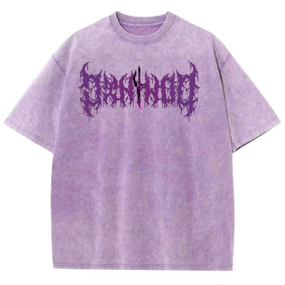 Solo-Leveling Unisex Fit Washed T-Shirt