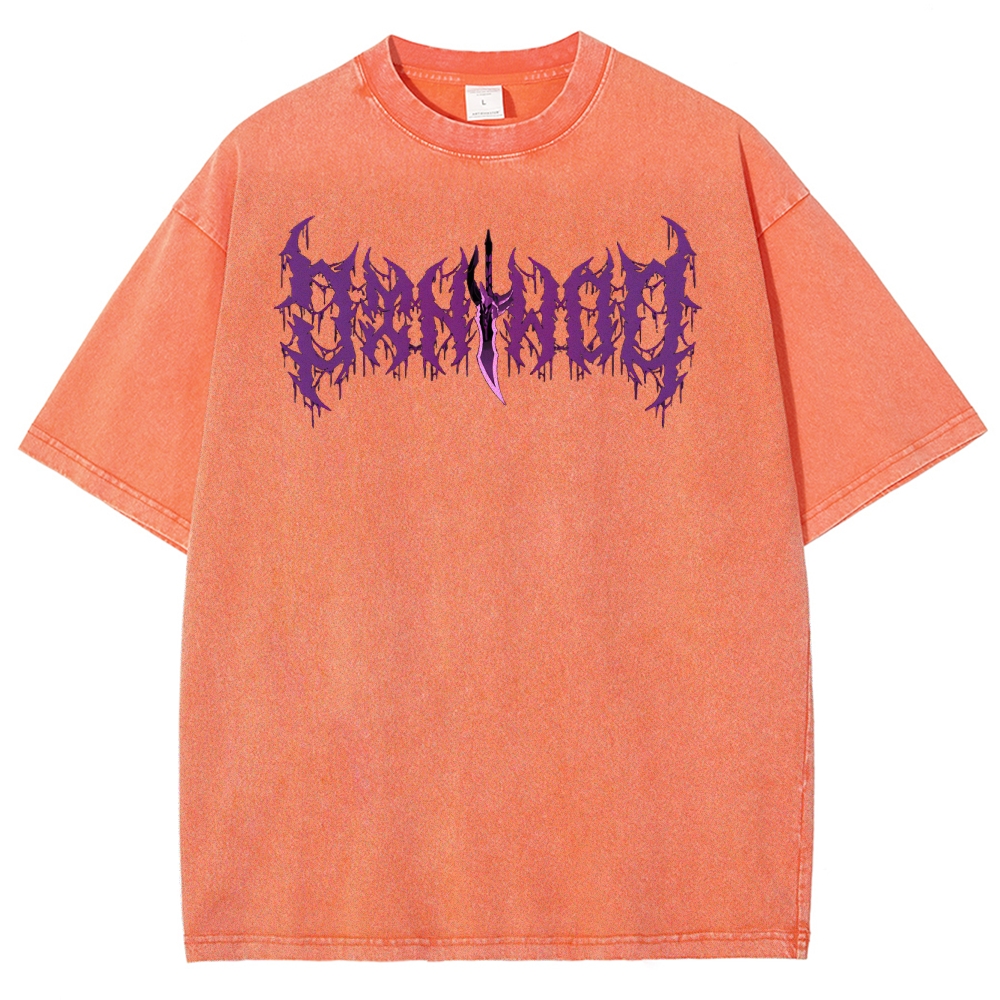 Solo-Leveling Unisex Fit Washed T-Shirt