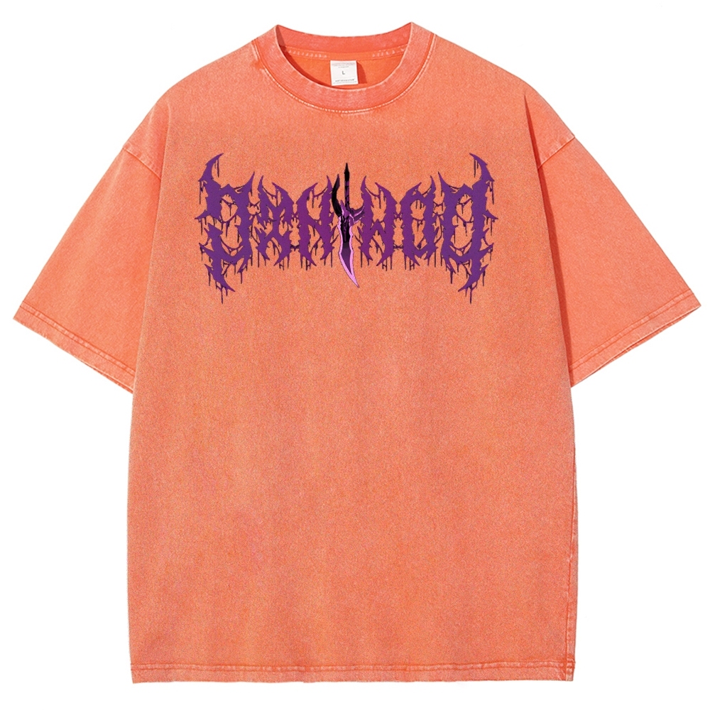 Solo-Leveling Unisex Fit Washed T-Shirt