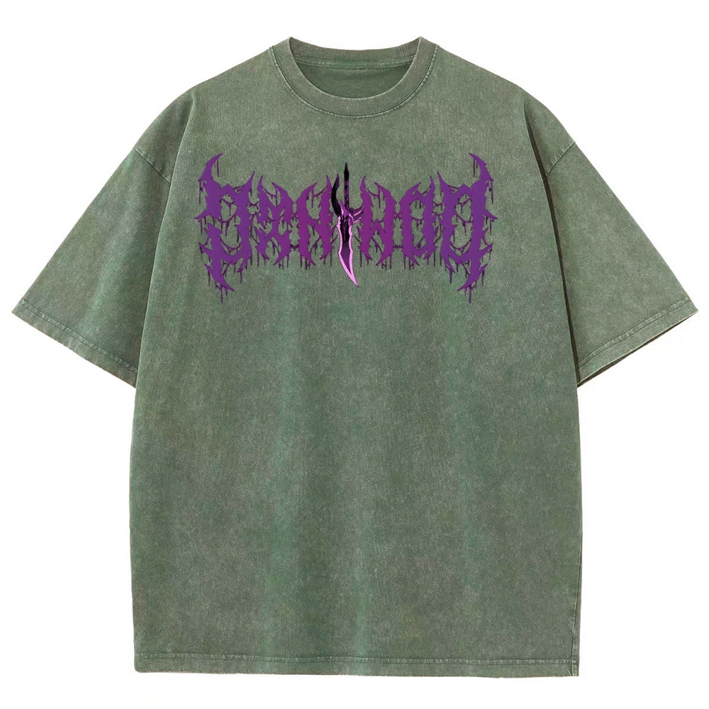 Solo-Leveling Unisex Fit Washed T-Shirt