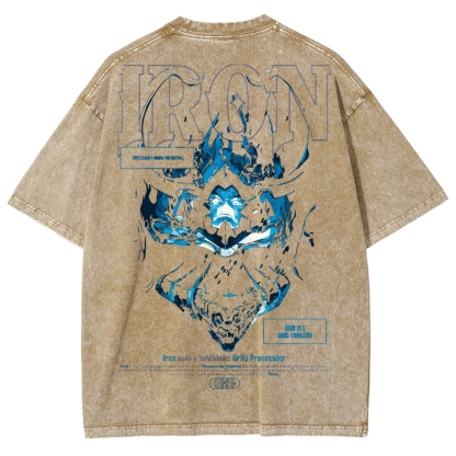 Solo-Leveling Unisex Fit Washed T-Shirt 