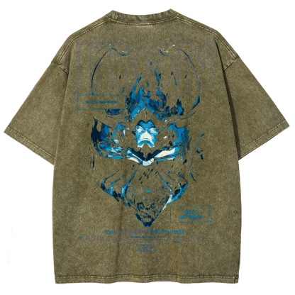 Solo-Leveling Unisex Fit Washed T-Shirt 