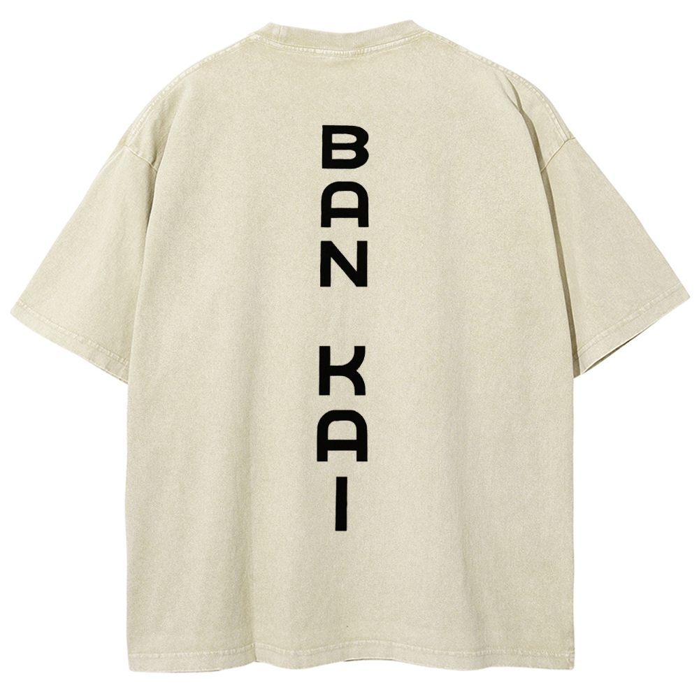 Bleach Vintage Rukia Kuchiki Unisex Fit Washed T-Shirt