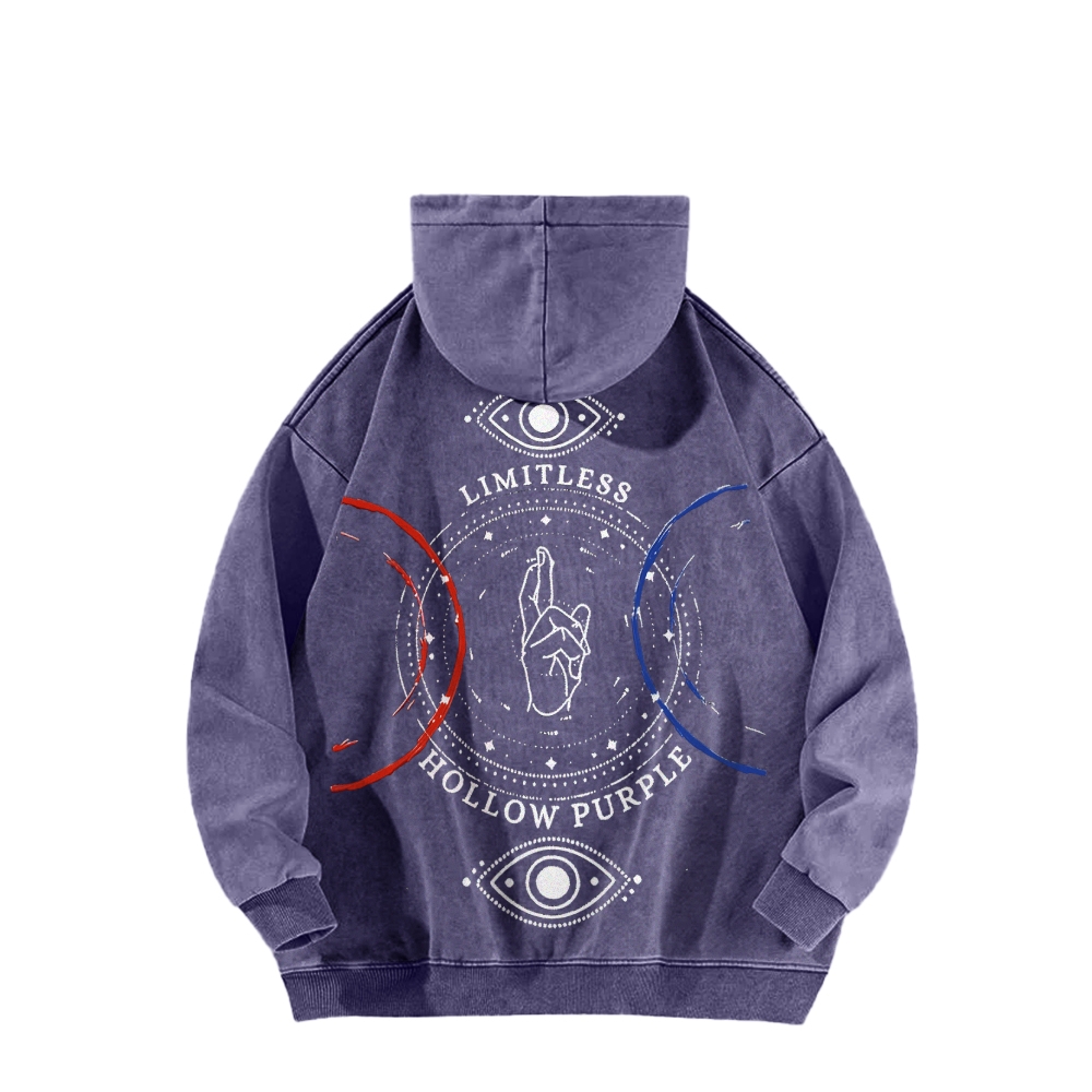 Jujutsu Kaisen Casual Washed Hoodies