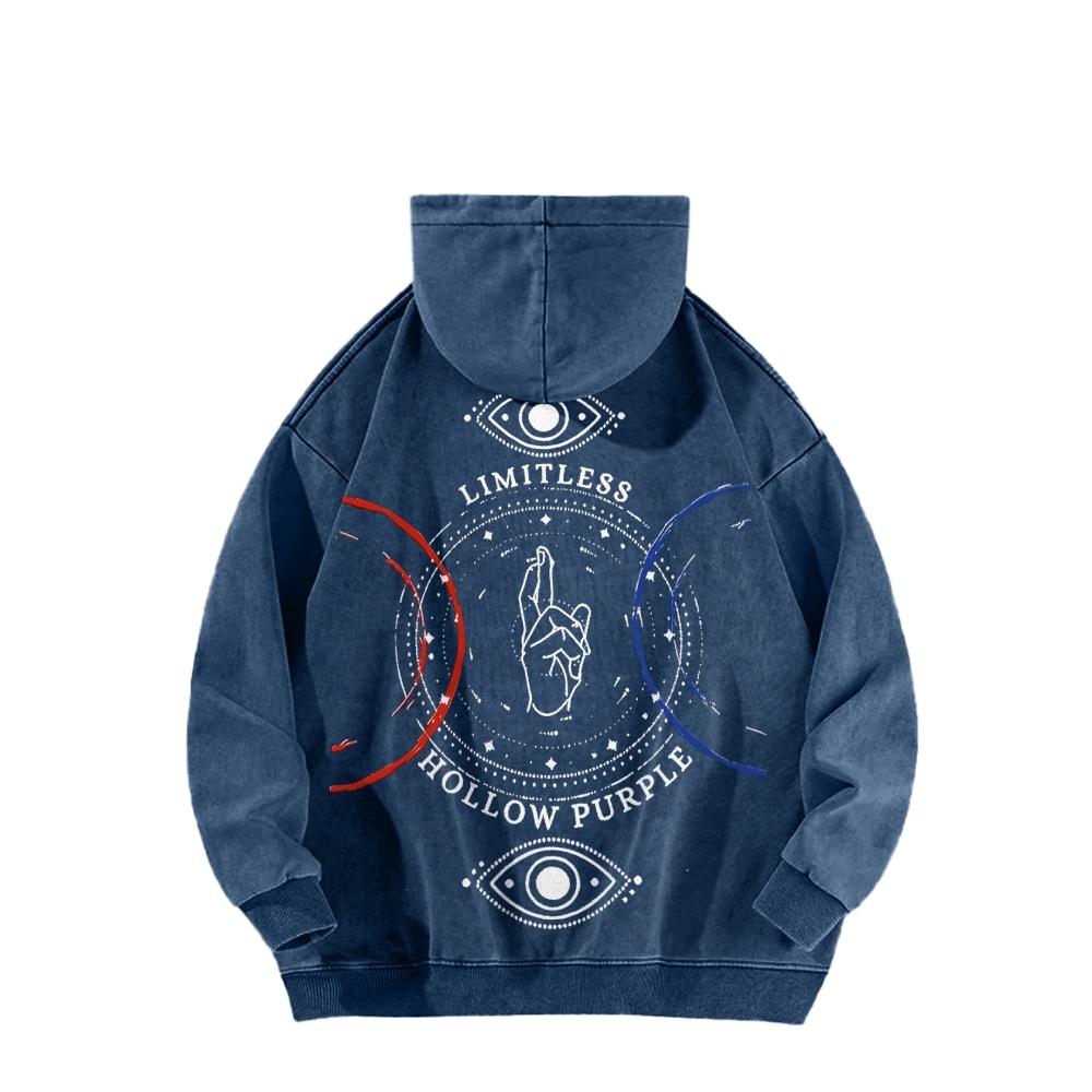 Jujutsu Kaisen Casual Washed Hoodies