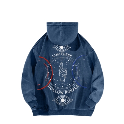 Jujutsu Kaisen Casual Washed Hoodies