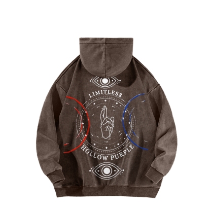 Jujutsu Kaisen Casual Washed Hoodies