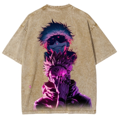 Jujutsu Kaisen Unisex Fit Washed T-Shirt