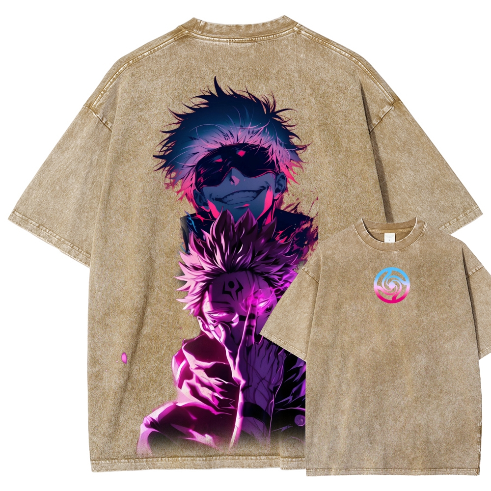 Jujutsu Kaisen Unisex Fit Washed T-Shirt