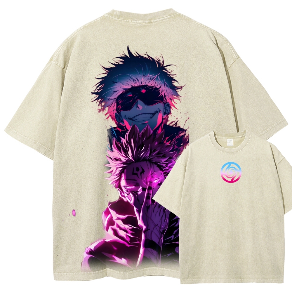 Jujutsu Kaisen Unisex Fit Washed T-Shirt