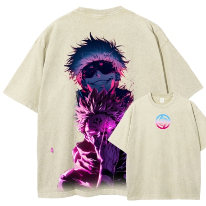 Jujutsu Kaisen Unisex Fit Washed T-Shirt