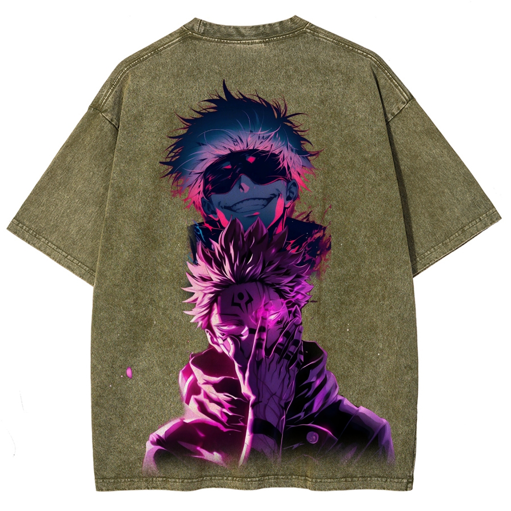 Jujutsu Kaisen Unisex Fit Washed T-Shirt