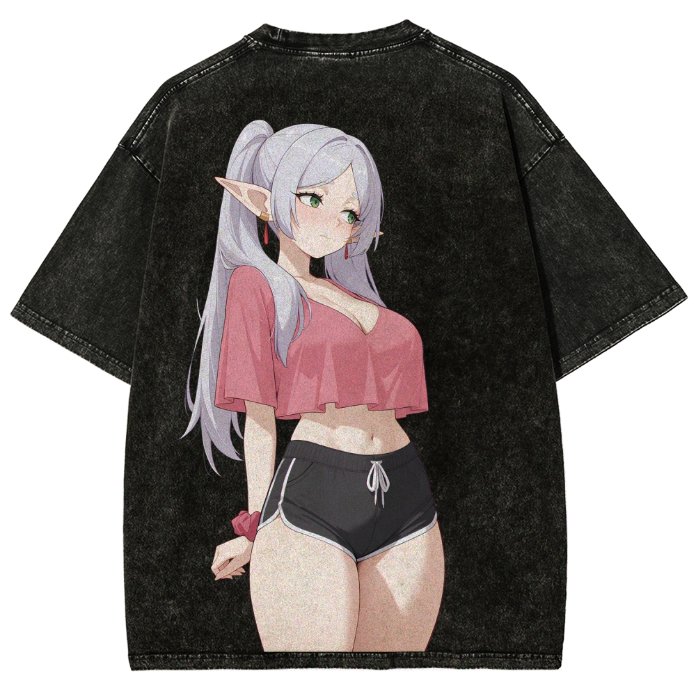 Frieren Unisex Fit Washed T-Shirt